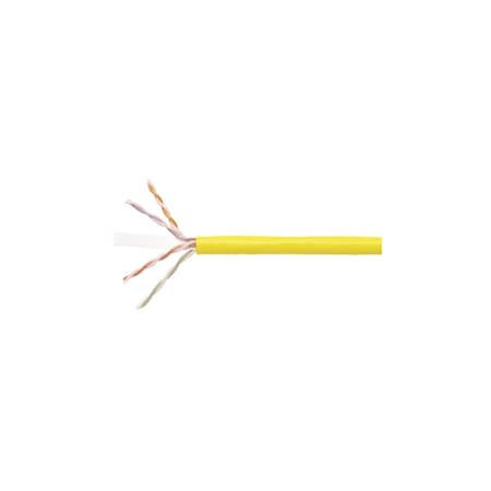 Commscope 23-4P UTP-CMP SOL BC CAT6 IP5, FEP/PVC YELLOW JKT 1000FT BOX, 1000FT 2071EYL423W1000